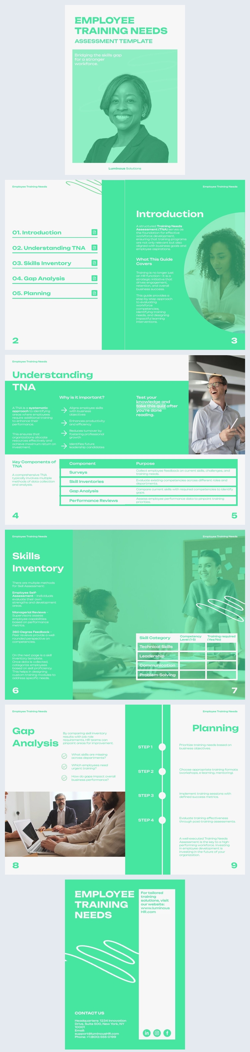 Online Employee Training Needs Guide Template Flipsnack