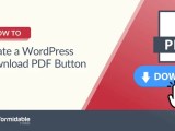 How To Create A Wordpress Download Pdf Button 2 Easy Ways