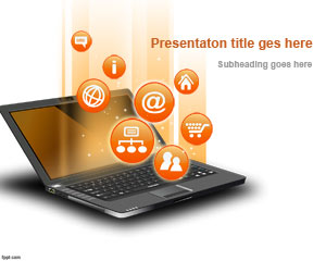 Signing out of account, standby. Free Internet PowerPoint Template