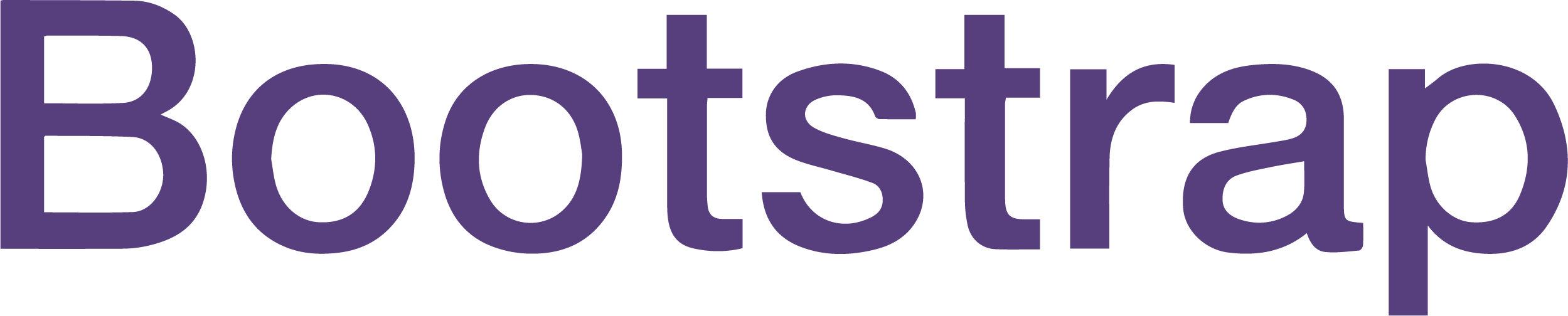 A logo is a symbol, mark, or other visual element that a company uses in place of or in conjunction with its business title. Bootstrap Logo Download Vector