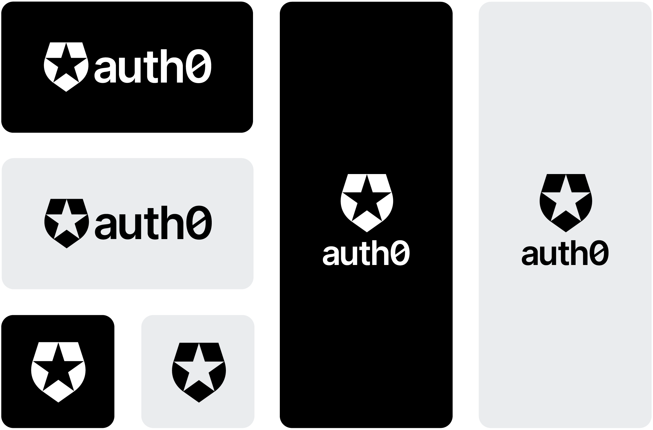 This is the auth0 logo and should be used in most situations, either on light or dark backgrounds. Brandguide
