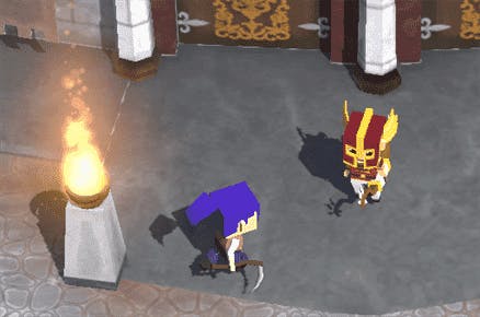 Blocky Arena Play Online - Incredible Space Pattern - 4K