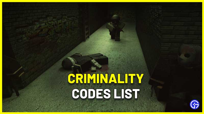 Roblox Criminality Codes Criminality Codes Roblox 