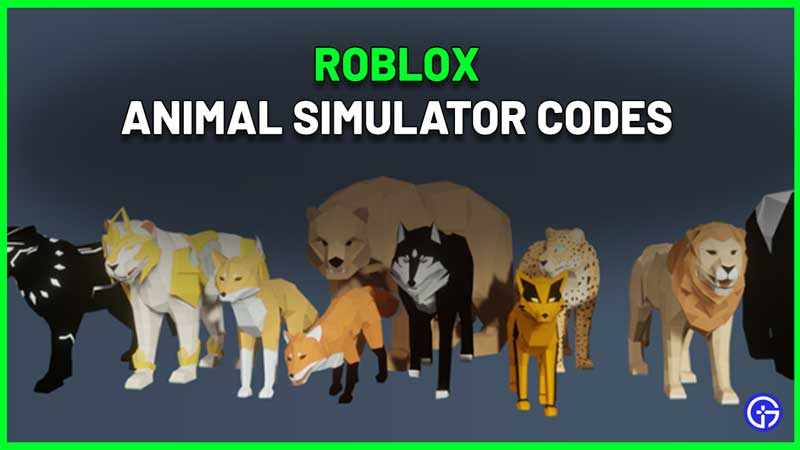Roblox Animal Simulator Codes September 2023 Gamer Tweak Animal Simulator Codes Roblox 