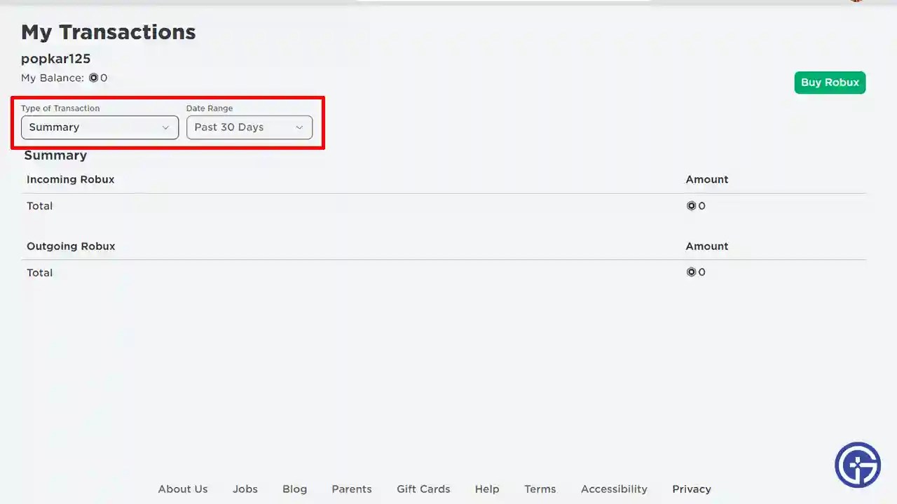 How To Check Purchase History Of Money Spent On Roblox Gamer Tweak How To Check Roblox Purchase History Mobile PC