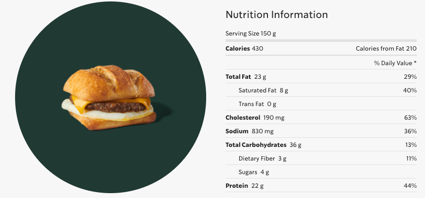wallpapers Starbucks Menu Food Breakfast testing impossible sausage at starbucks