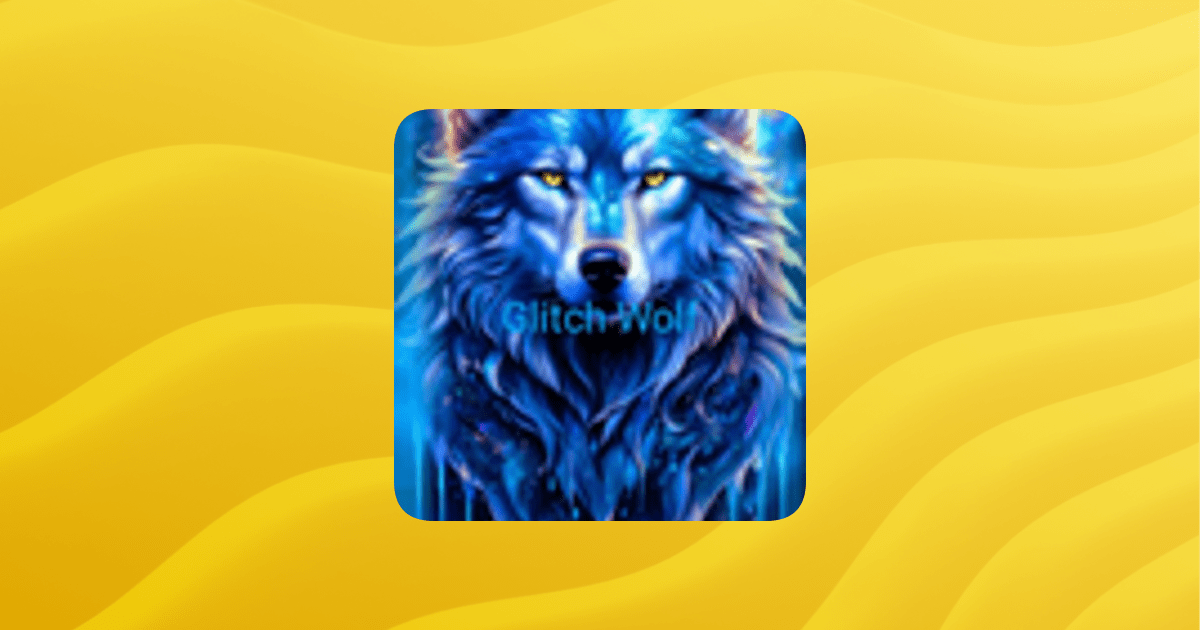 Glitch Wolf Pack Guilded - Landscape Arts - Perfect 8K Collection