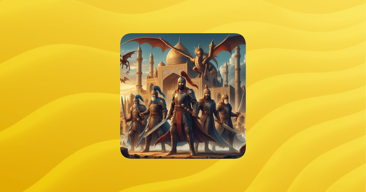 Persian Guilded - Mountain Pattern Collection - Desktop Quality