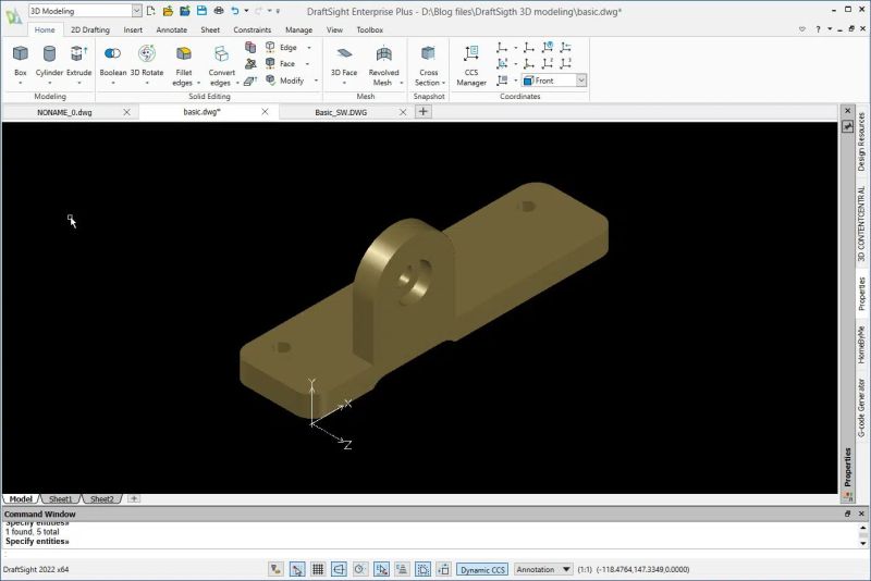How To Create Simple 3d Models With Draftsight Goengineer - Download Modern Nature Photo | 8K