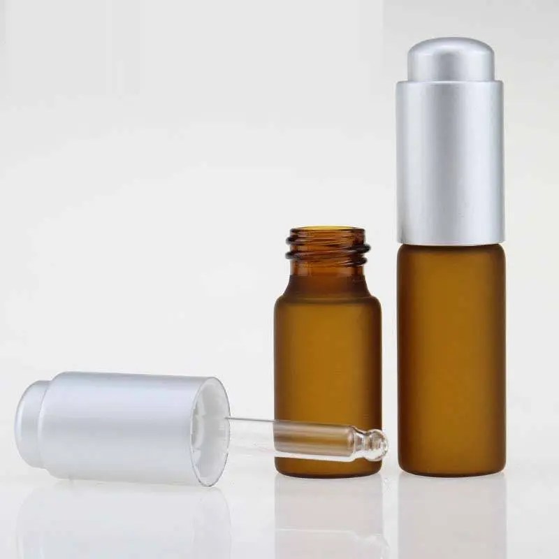 Price of the bottle varies with qty and type of assembly. China Wholesale Price Glass Spray Perfume Bottle 5ml 10ml 15ml 20ml Frosted Amber Glass Dropper Vials With Matte Silver Press Dropper Cap Erose Glass Manufacturers And Suppliers Erose Glass