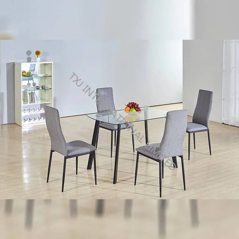 China Factory Source Solid Wood Design Tv Stand Bd 1515 Tempered Glass Dining Table Txj Manufacturers And Suppliers Txj