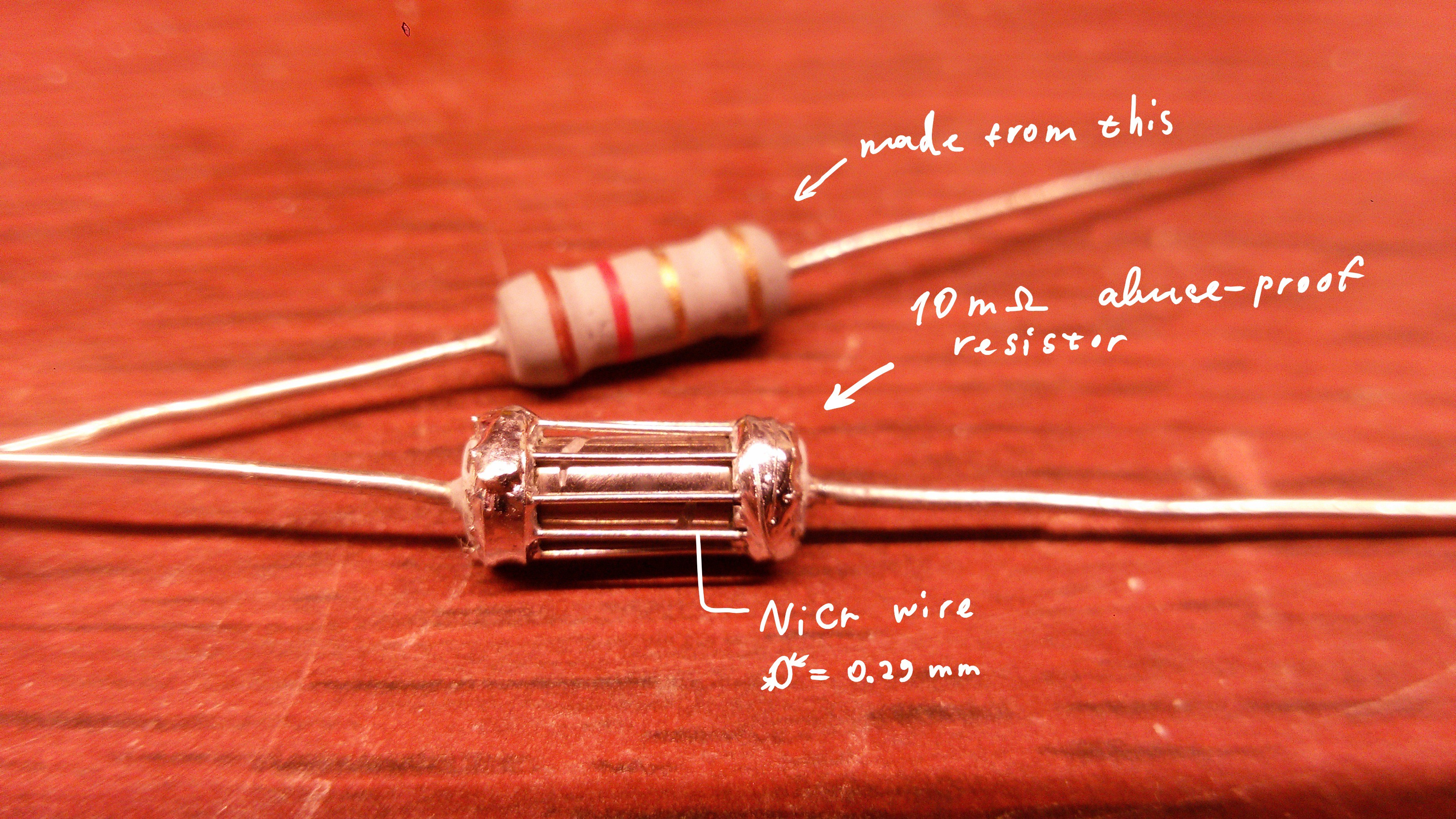 Replacement For Blown Resistor Details Hackaday Io