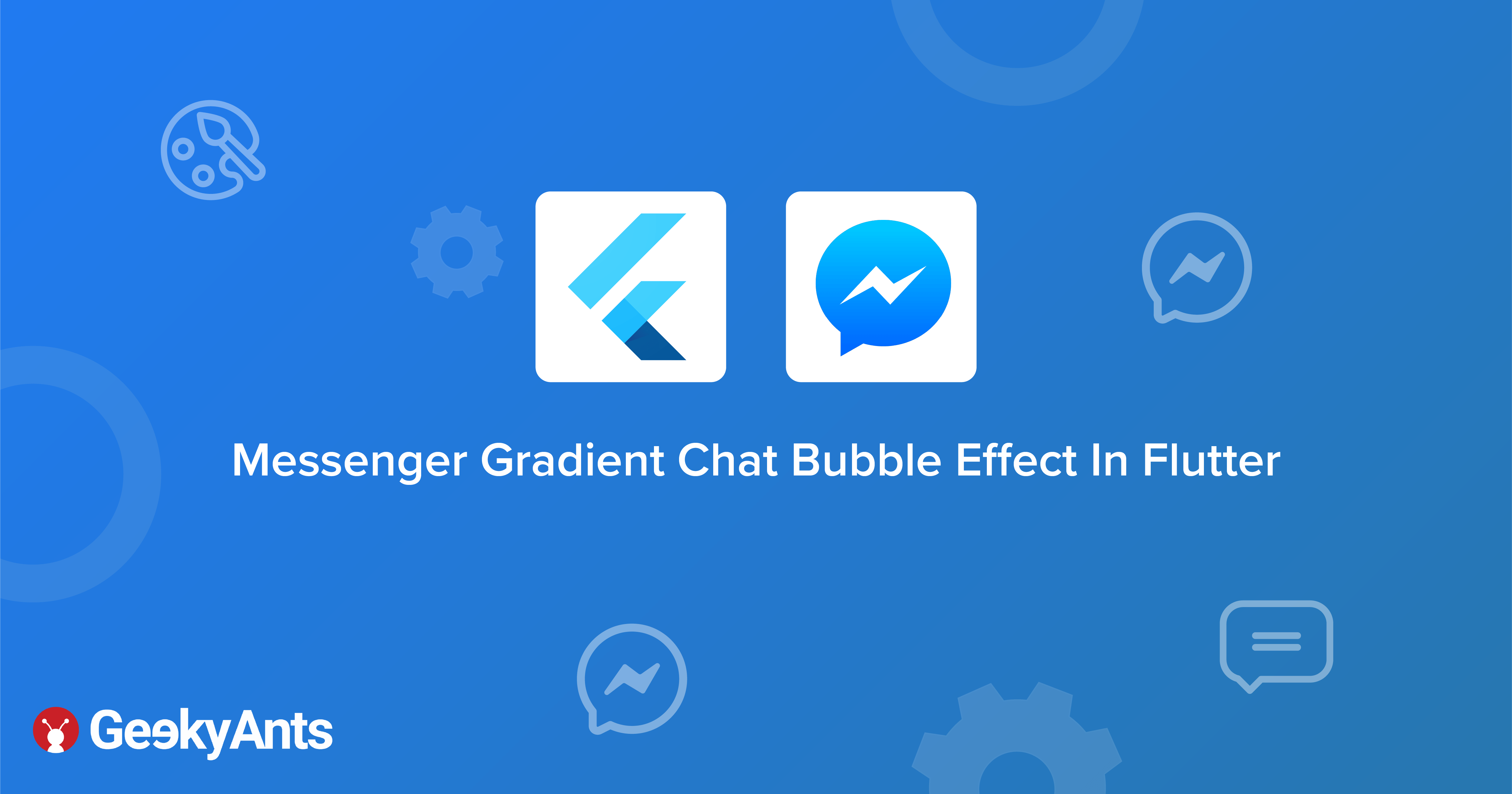 Messenger Gradient Chat Bubble Effect In Flutter - Download Classic Mountain Texture | High Resolution
