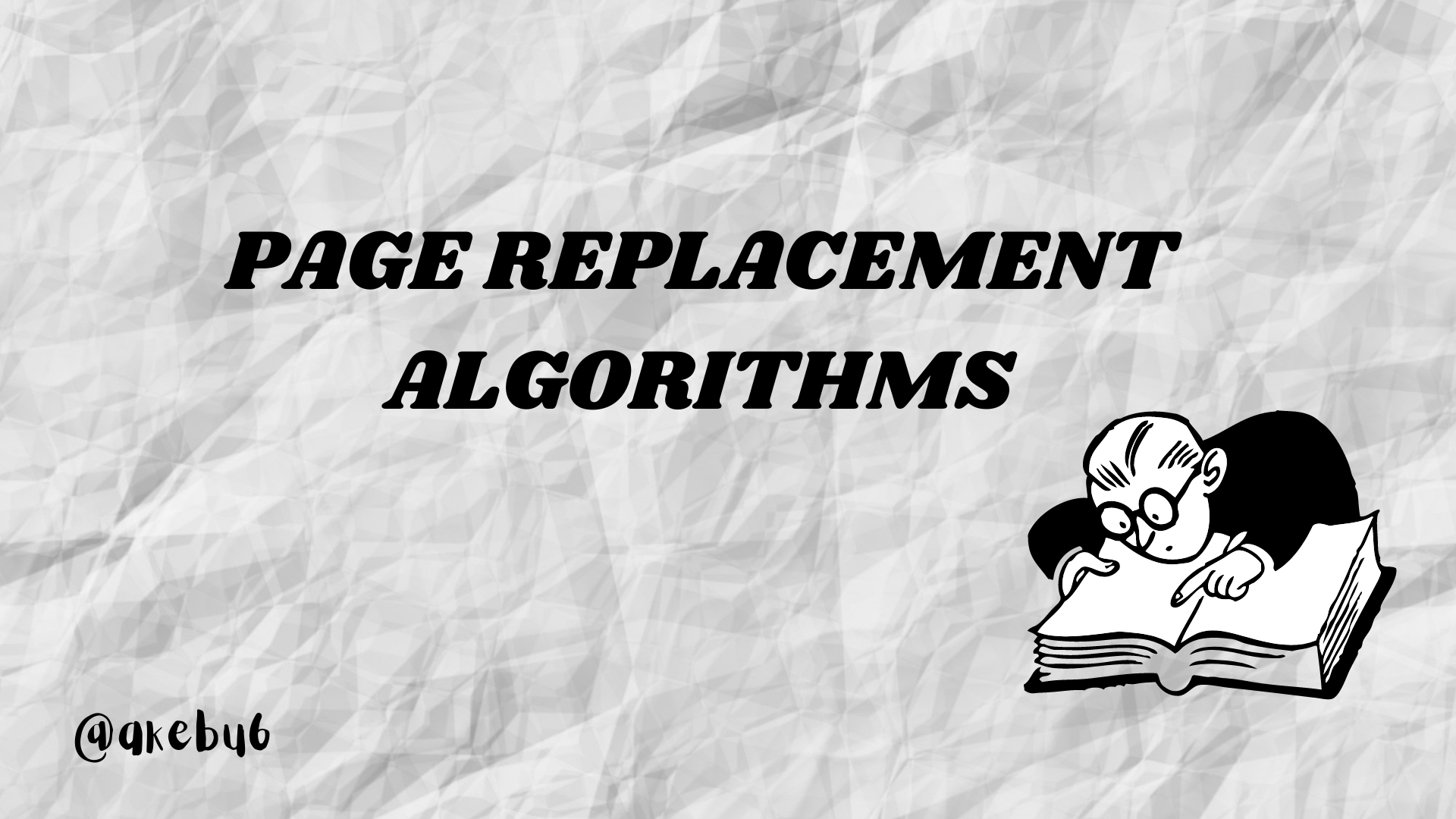 Page Replacement Algorithms - Stunning Geometric Picture - High Resolution