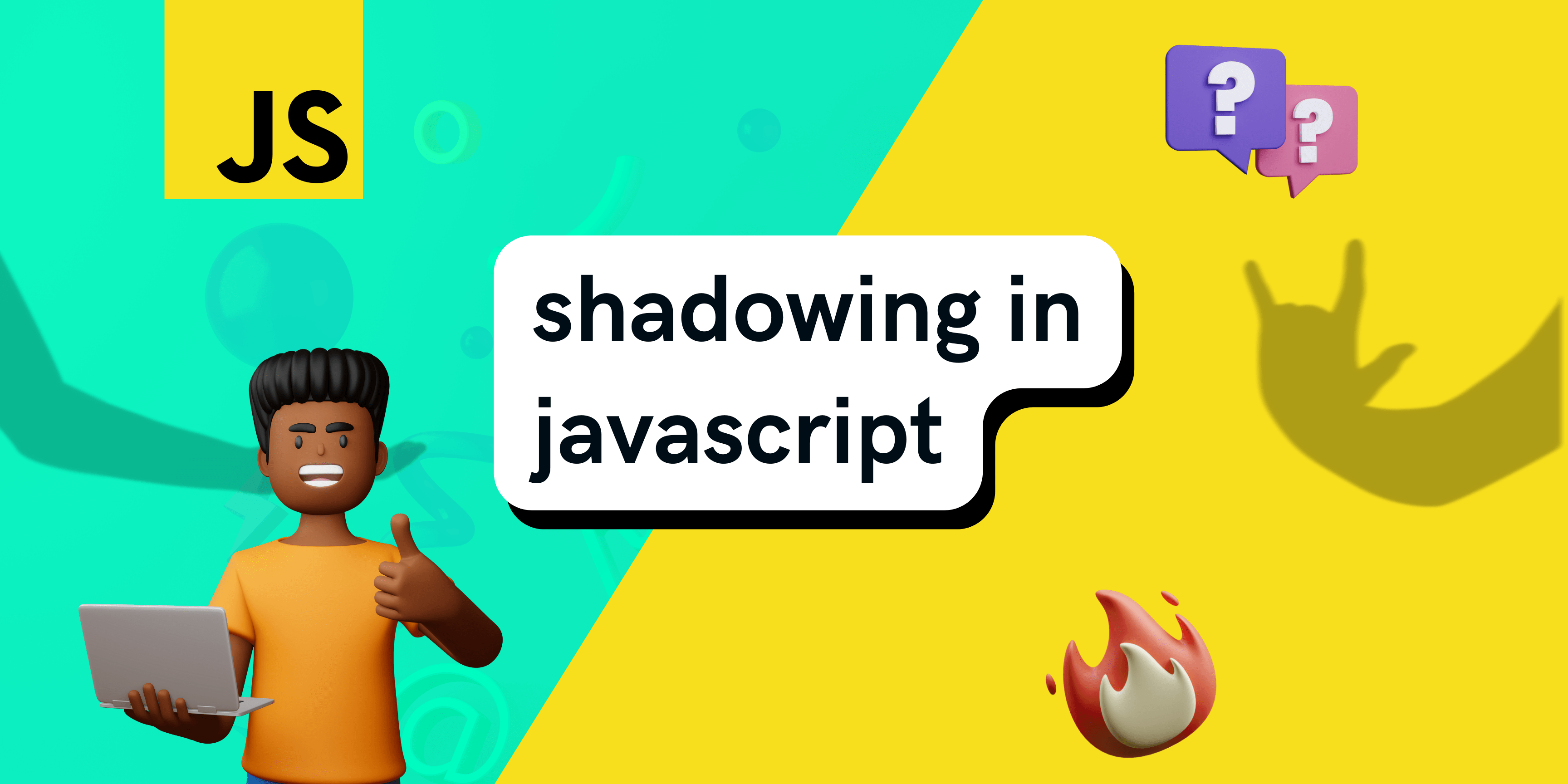 Shadowing In Javascript - Professional Abstract Background - High Resolution