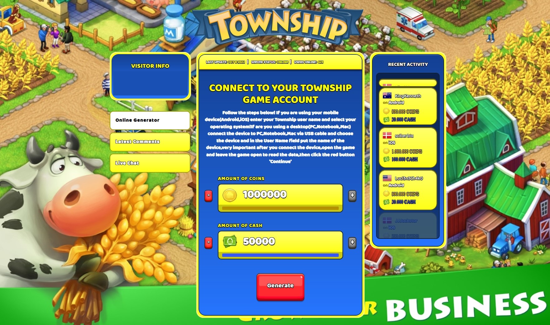 Township Ios Hack Hashnode - Creative Sunset Pattern - Retina