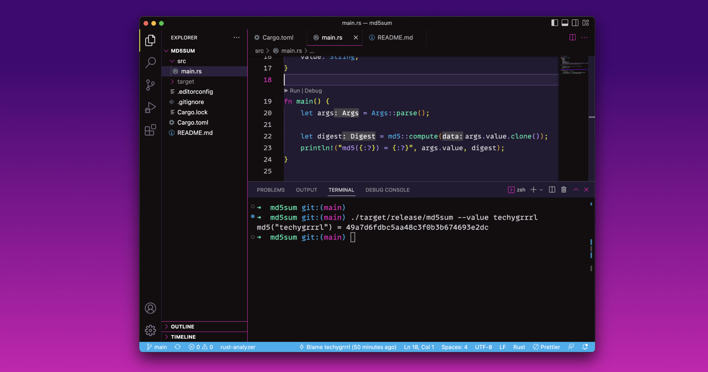 Md5 Hashing In A Bunch Of Languages Featuring Ruby Python Node Js - Colorful Image Collection - 4K Quality