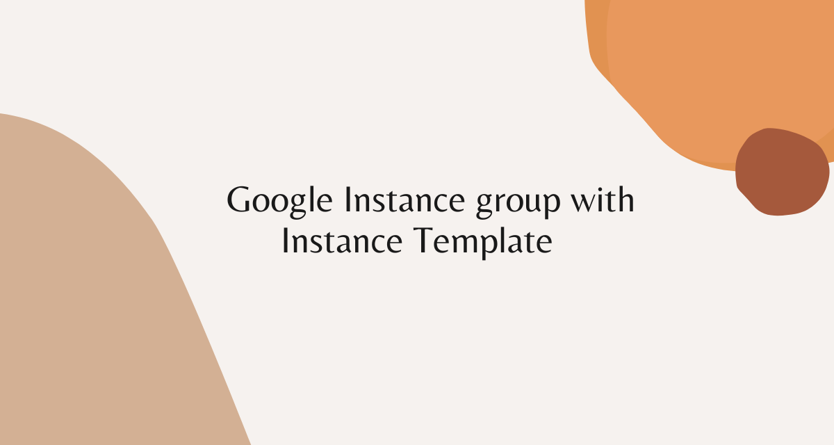 Creating Instance Template And Instance Group Using Both Console And - Download Perfect Geometric Texture | High Resolution