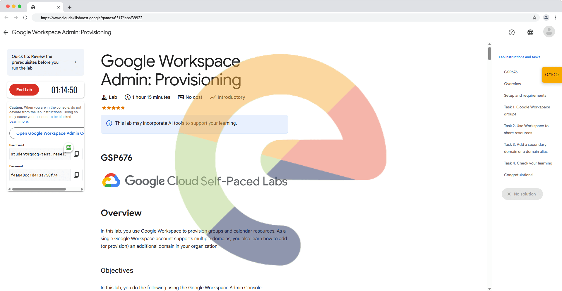 Google Workspace Admin Provisioning Gsp676