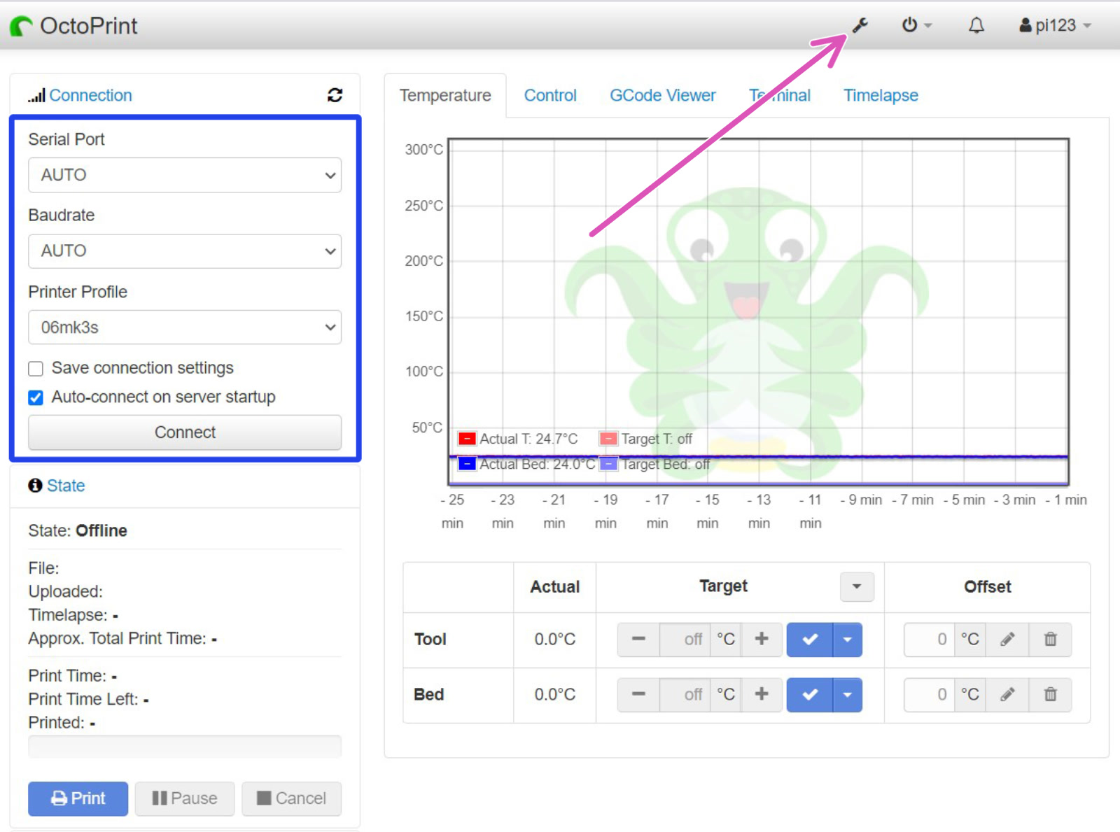 Prusa Knowledge Base Octoprint Configuration And Install