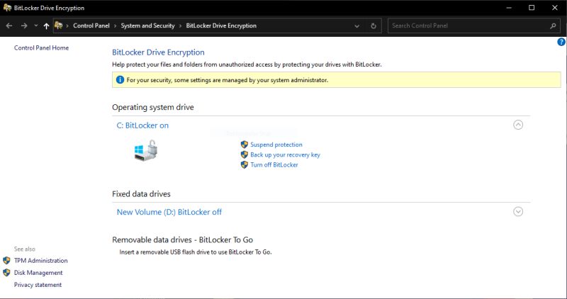 Administrar Bitlocker How To Use BitLocker Protect Your Data At