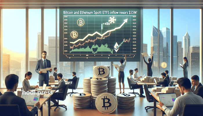 Ingresos de ETF Spot de Bitcoin y Ethereum alcanzan 7M