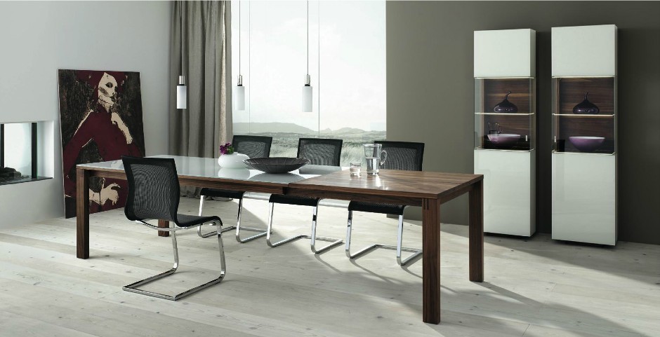 Wooden Furniture In A Contemporary Setting
