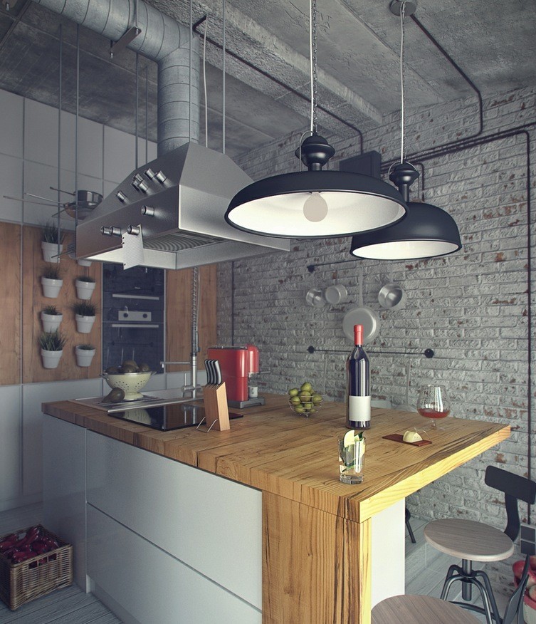 White Wood Kitcheninterior Design Ideas