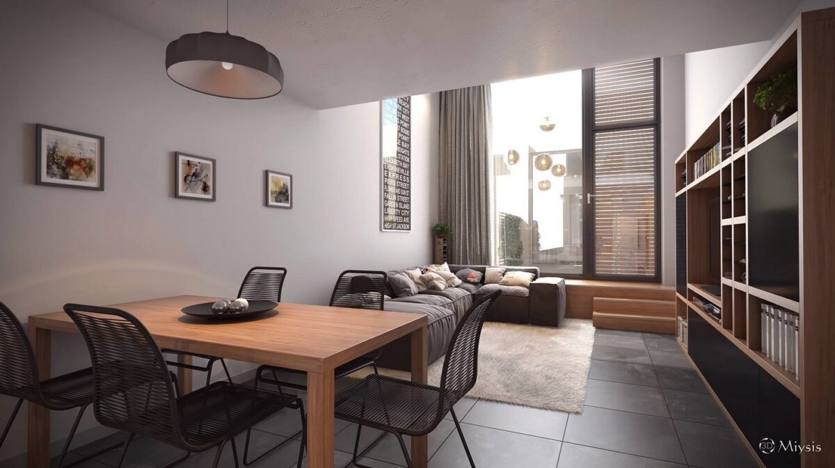 Light up even the darkest nooks and crannies and make a room look more structured: Loft Design Inspiration