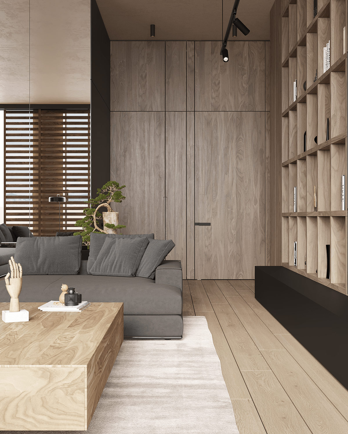 Luxurious Home Featuring Floating Furniture Designs
