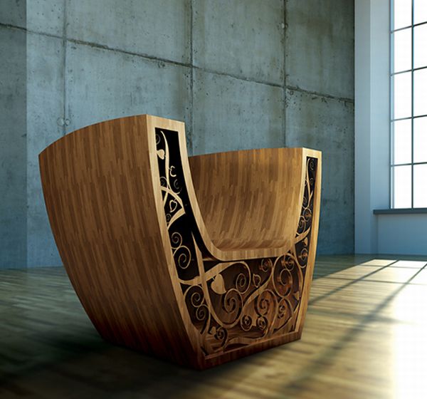 Valuma Beautifully Crafted Wooden Chair Illuminates With Intricate Design Homecrux