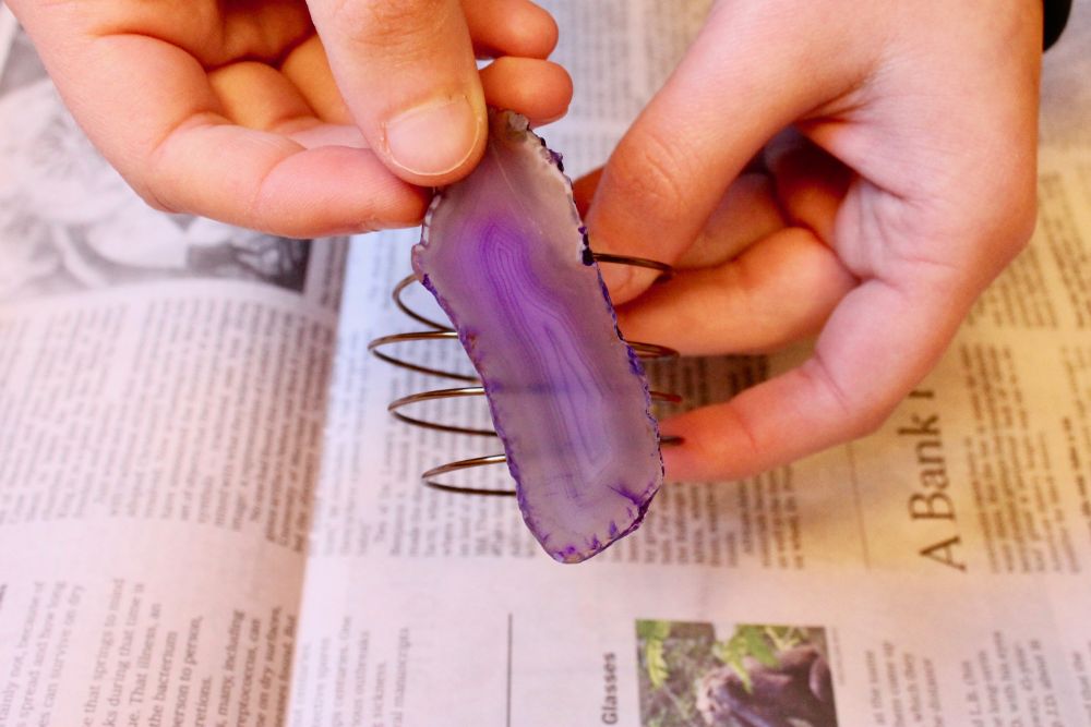 Agate Napkin Rings for Holiday