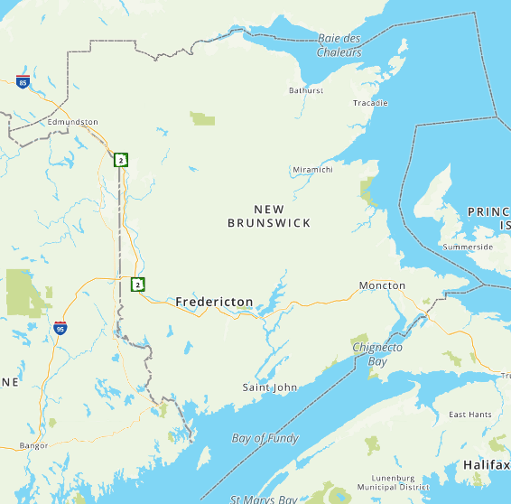 Nouveau Brunswick Map Explore NB Home Magnificent Rocks New Brunswick Map 