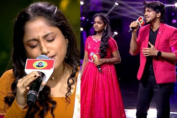 சரிகமப சீசன் 5, இறுதிச்சுற்றுக்கான Duet Round, பட்டய கிளப்பிய போட்டியாளர்கள்… புரொமோ இதோ சரிகமப சீசன் 5, இறுதிச்சுற்றுக்கான Duet Round, பட்டய கிளப்பிய போட்டியாளர்கள்… புரொமோ இதோ