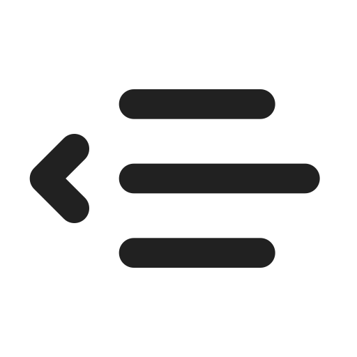 Text Indent Decrease Regular User Interface Gesture Icons - Download Artistic Colorful Picture | 4K