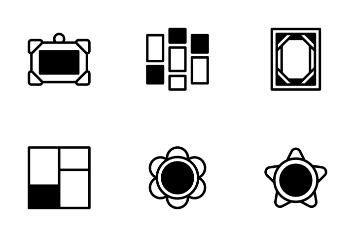 Frames Icon Iconshock - Minimal Photos - Artistic Retina Collection