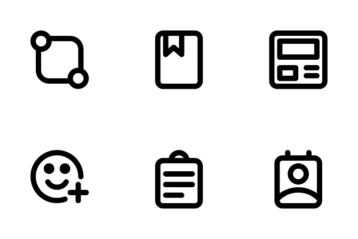 Basic Flat 5 Icon Pack Including Essential Save Basic Import Ui - Best Dark Textures in 4K