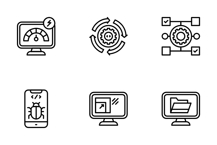 Software Testing Icon Vector Images Over 7 400 - Professional Desktop Vintage Photos | Free Download