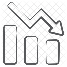 338 Decrease Bar Chart Icons Free In Svg Png Ico Iconscout - Abstract Texture Collection - 4K Quality