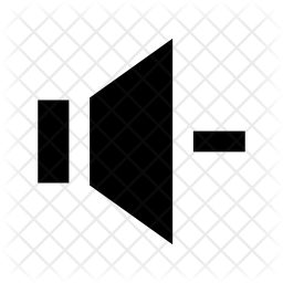 Decrease Volume Icon Download In Glyph Style - Download Gorgeous Sunset Illustration | Ultra HD