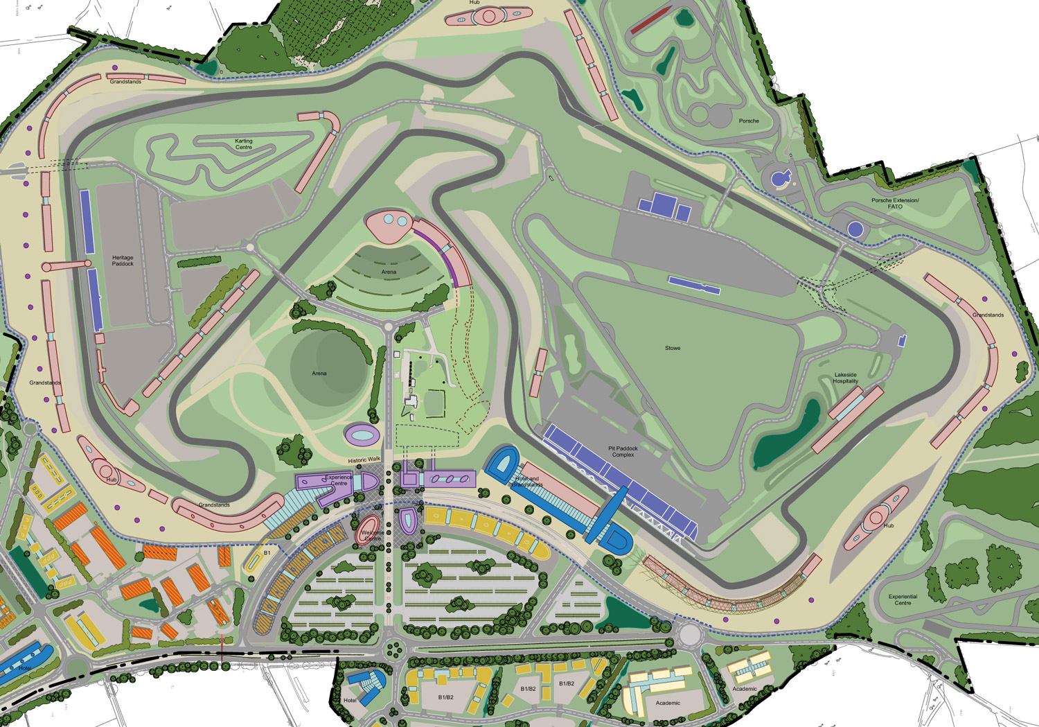 2016 Formula 1 British Grand Prix GTPlanet Silverstone Vision Map Large 