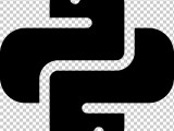Python Logo Python Programming Language Logo Png Clipart Black