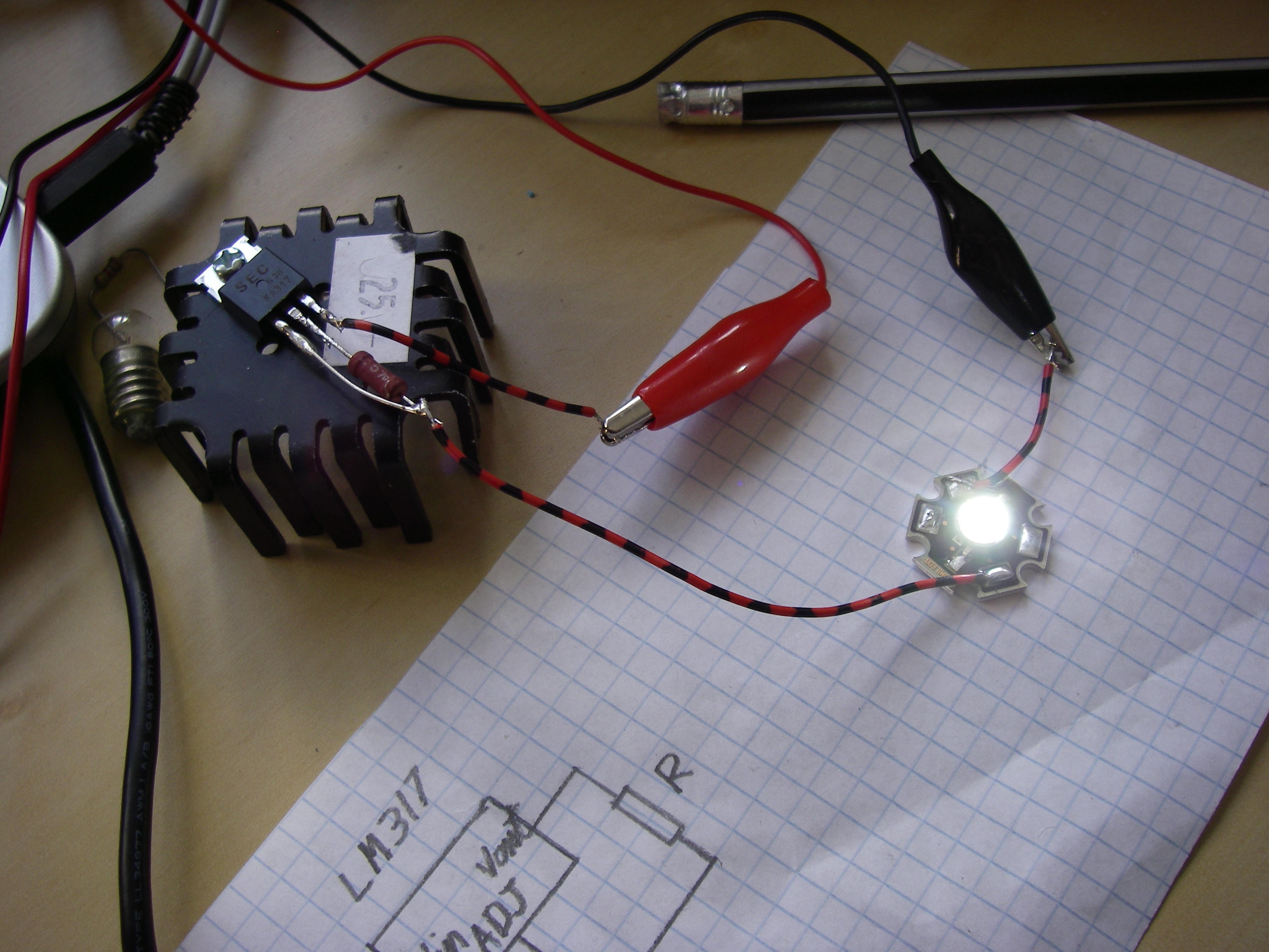 Terdaopat 3 lubang output antara lain positif (+), ground (gnd), . Super Simple High Power LED Driver : 3 Steps - Instructables