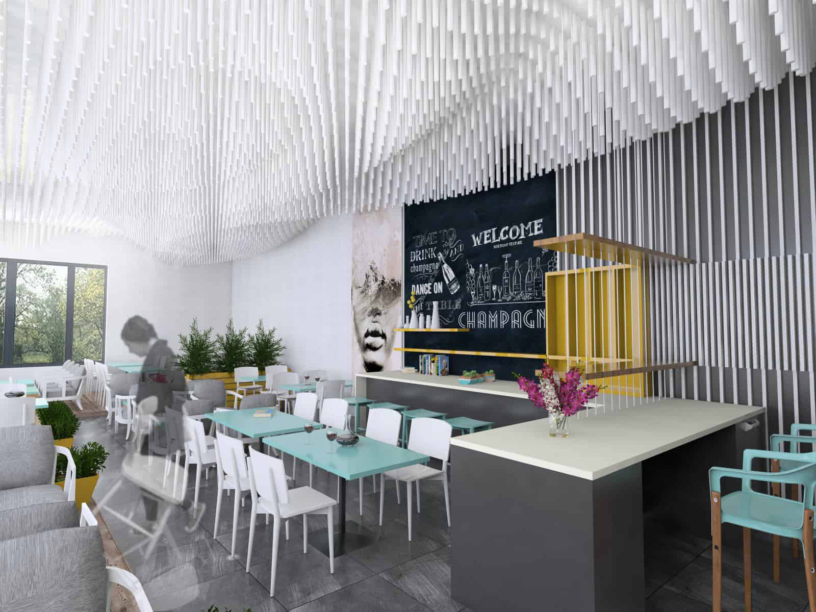 Grids And Points Ceiling Interior Designio - Nature Wallpaper Collection - HD Quality