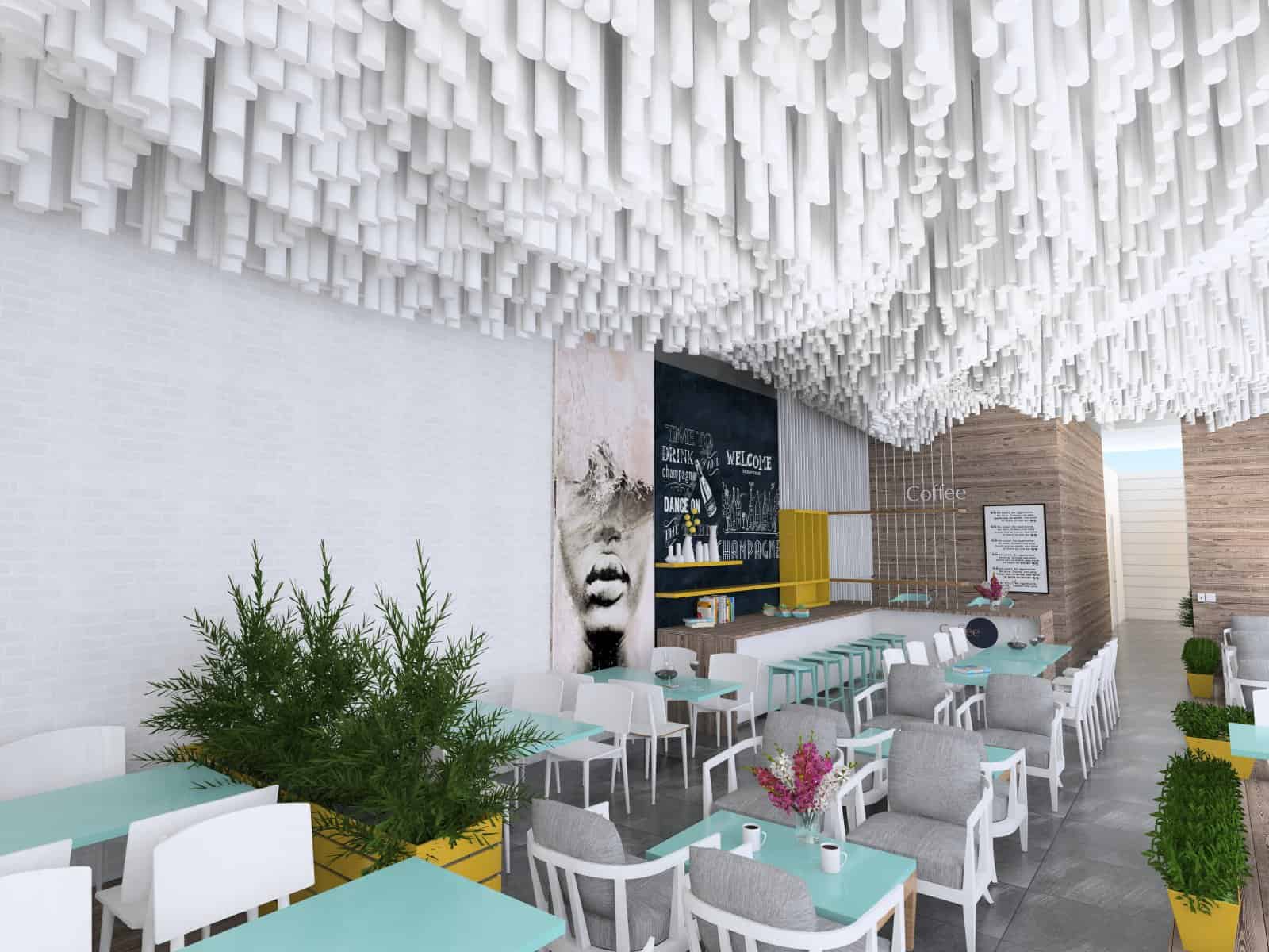 Grids And Points Ceiling Interior Designio - Best Nature Photos in HD