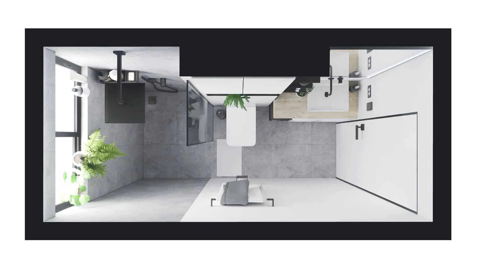 Compact Bathroom Interior Designio - Premium Ocean Pattern Gallery - 4K