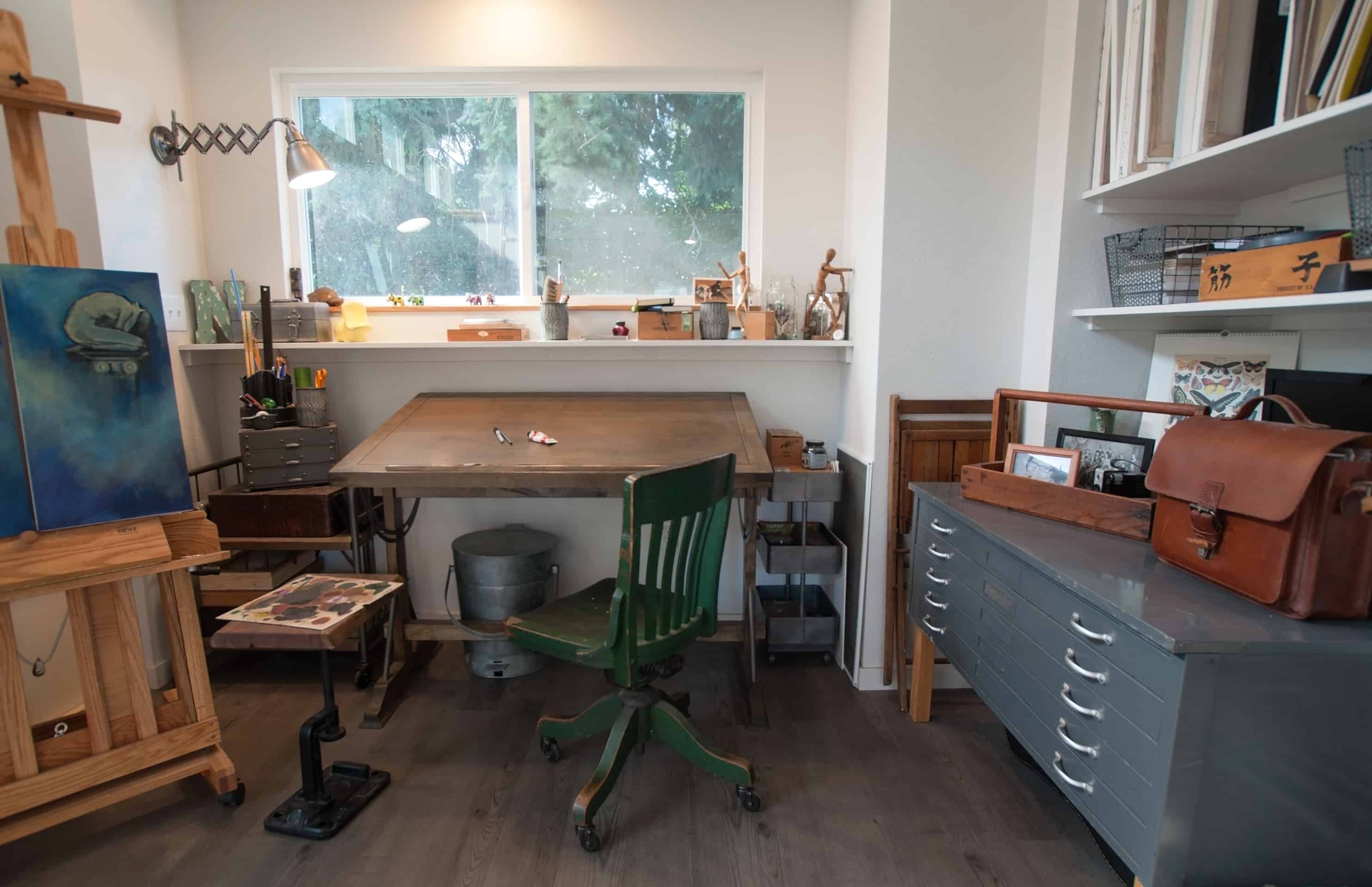 Art Studio Tiny House Interior Designio - Desktop Nature Illustrations for Desktop