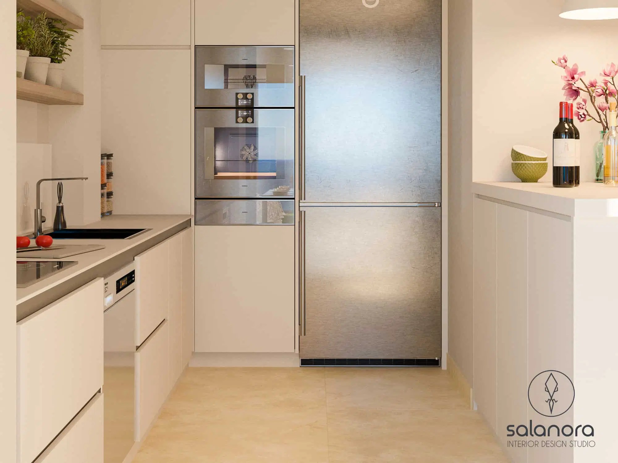 Modern Modular Kitchen Interior Designio - Download High Quality Colorful Pattern | Retina