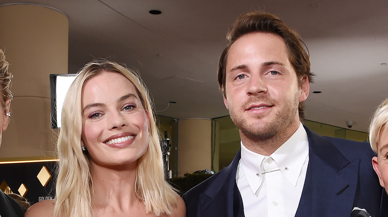 pics Margot Robbie Husband https www justjared com 2020 01 06 margot robbies husband tom ackerley made a very rare public appearance at golden globes 2020