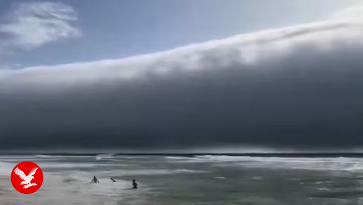 Rare weather phenomenon grips beachgoers at Portugal beach | News